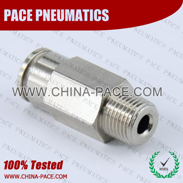 Dual Seal Brass Push In Air fittings, Lubrication Systems Fittings